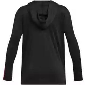 Girls Active Movement Tee Hoodie Super Soft Size 10/12 Black Long Sleeve
